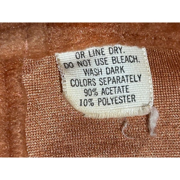 VTG‎ 80's After Hours by Diplomat Men’s Velour Robe One Size Fits All Bronze EUC - Picture 6 of 6